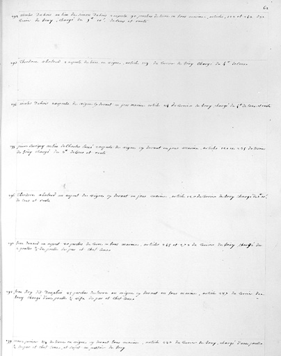 Détail : liste des biens relevant du seigneur aux Mabilleries.