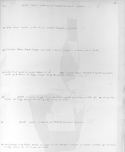 Détail : liste des biens relevant du seigneur au Pont Colbert.
