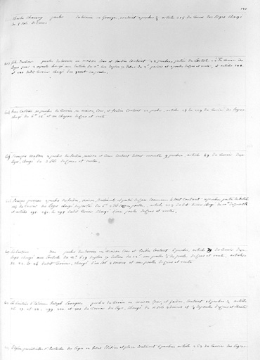 Détail : liste des biens dépendants de la seigneurie des Loges.