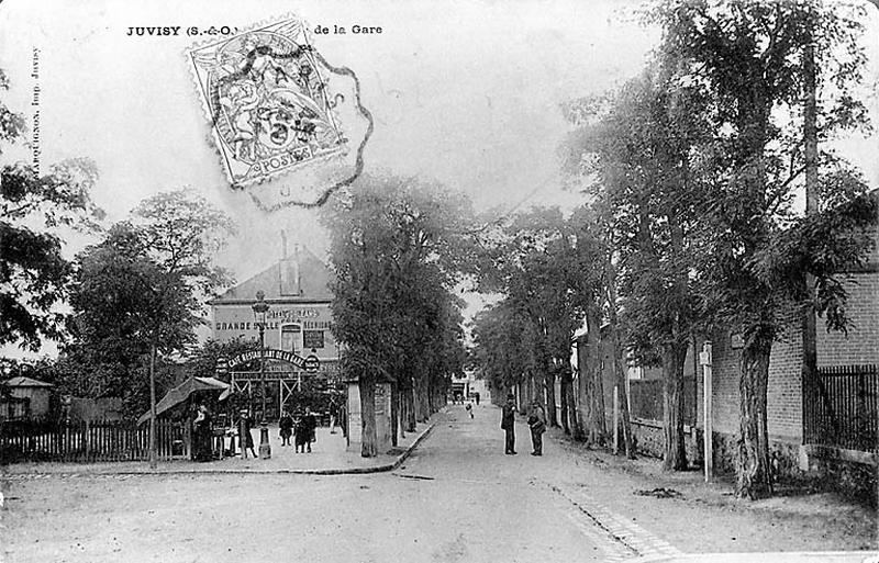 Perspective de l'avenue de la gare.