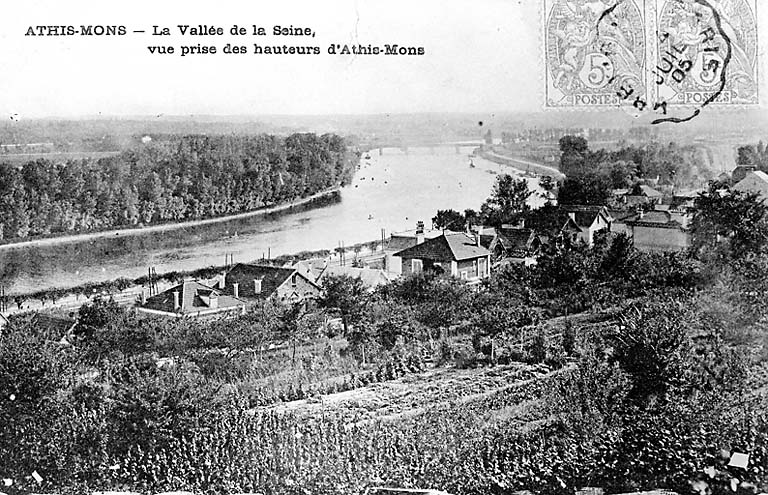 La vallée de la Seine depuis le coteau d'Athis-Mons.