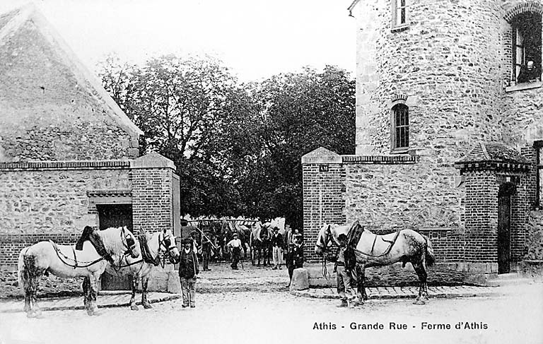 L'entrée de la ferme du château.