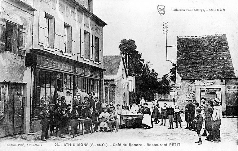 Vue du café-restaurant du vieil Athis.