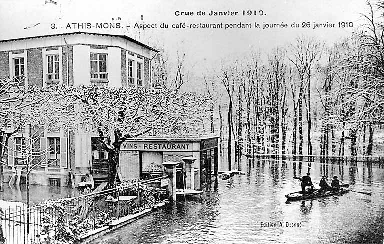 La crue de janvier 1910.