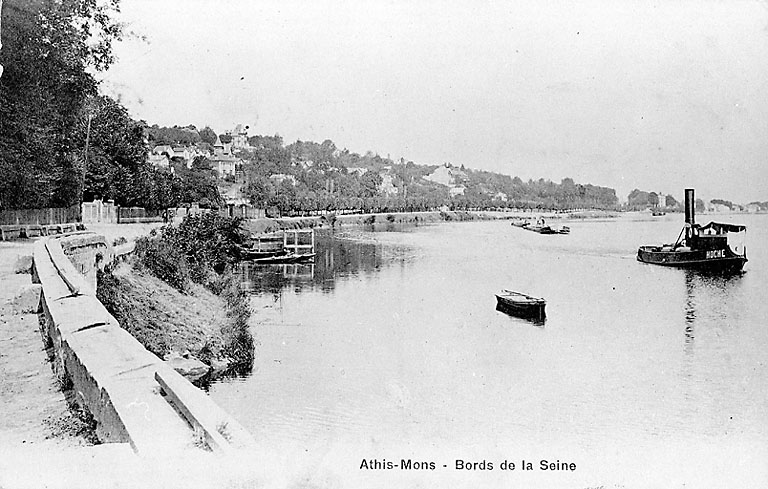 Vue des bords de la Seine.