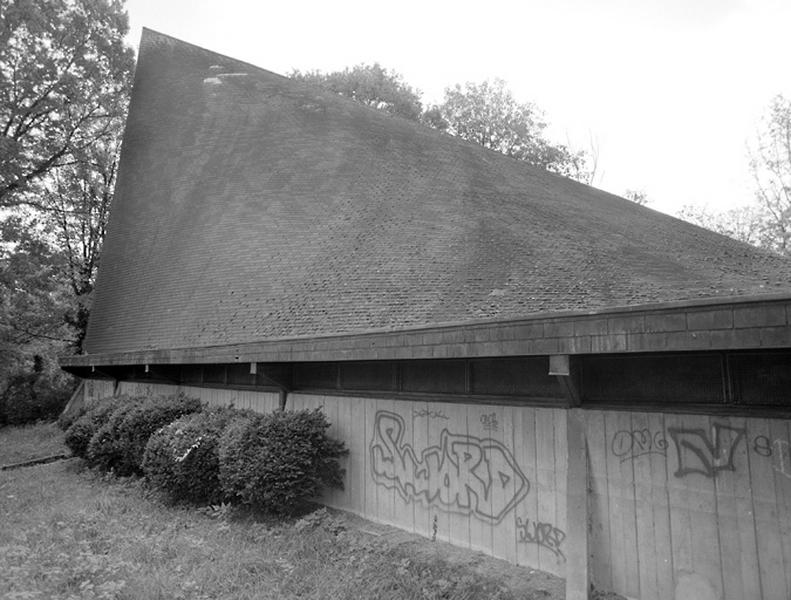 Vue de la façade nord.