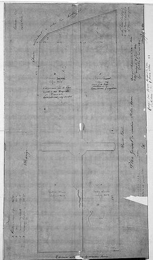 Plan général du cimetière Notre-Dame.