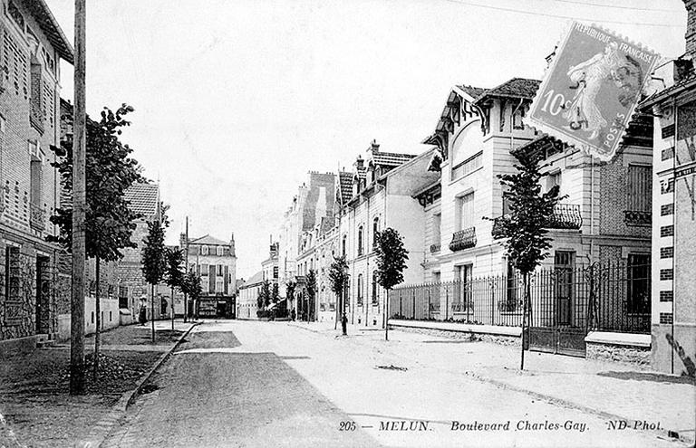 Le boulevard Charles-Gay, vers 1913.