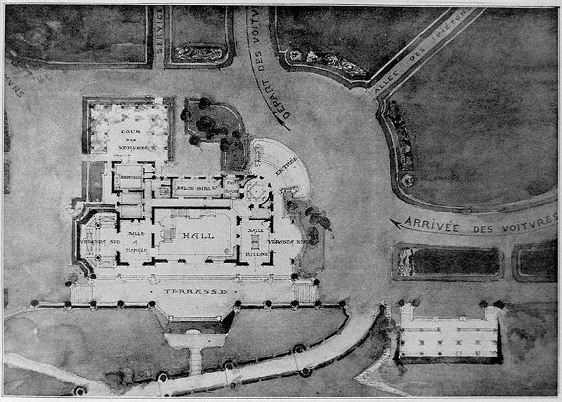 plan du manoir