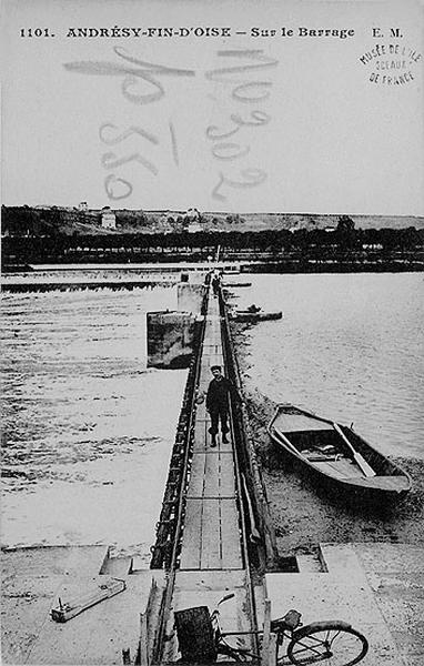 sur le barrage
