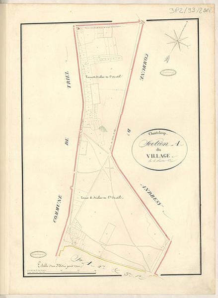 section A du village, 1ère feuille