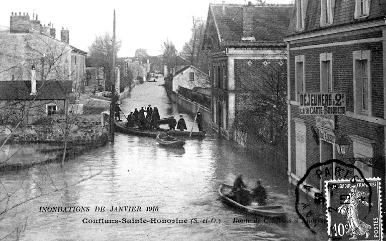 Les inondations de 1910.