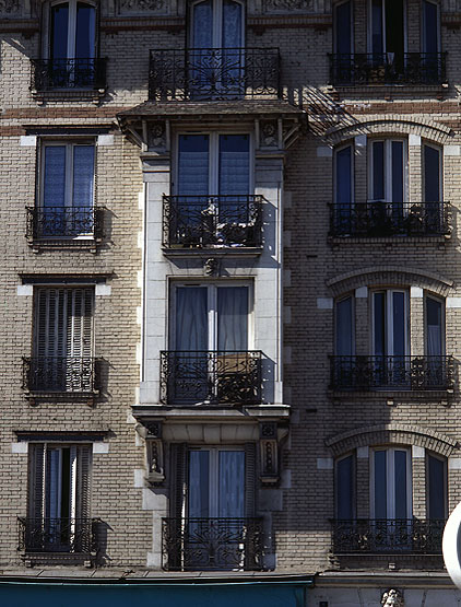 Détail de la travée centrale.