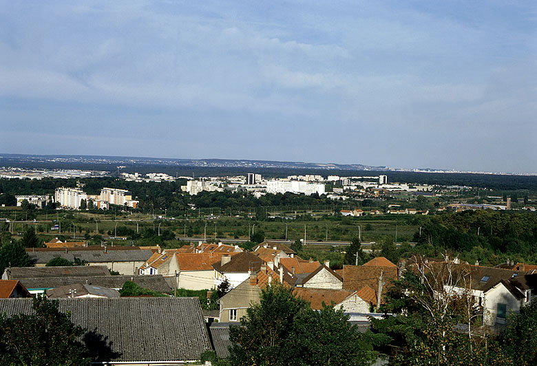Vue panoramique de la ville depuis Béthemont.