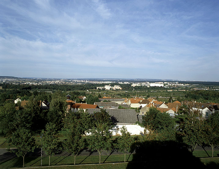 Vue panoramique de la ville depuis Béthemont.