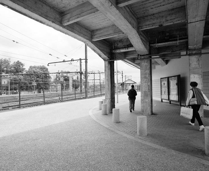 Perspective du passage de la place Banette et Planchon (ancienne place de la gare) vers la gare routière.