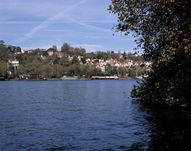 Le coteau d'Athis et la Seine depuis Vigneux.