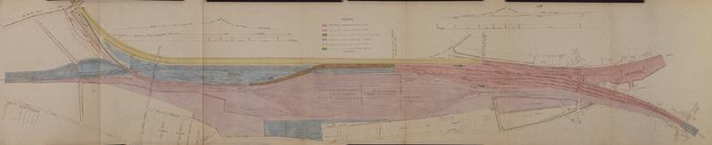 Gare de Juvisy-triage : Doublement des voies du Paris-Orléans : état projeté, entre 1903 et 1905