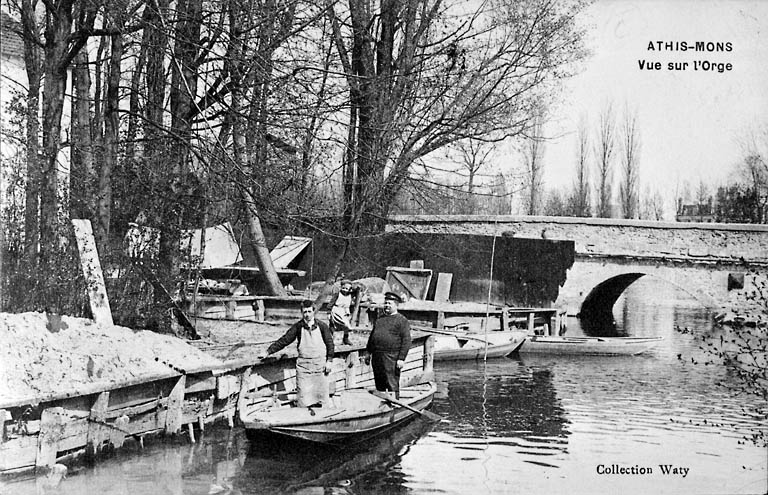 Vue du pont sur l'Orge.