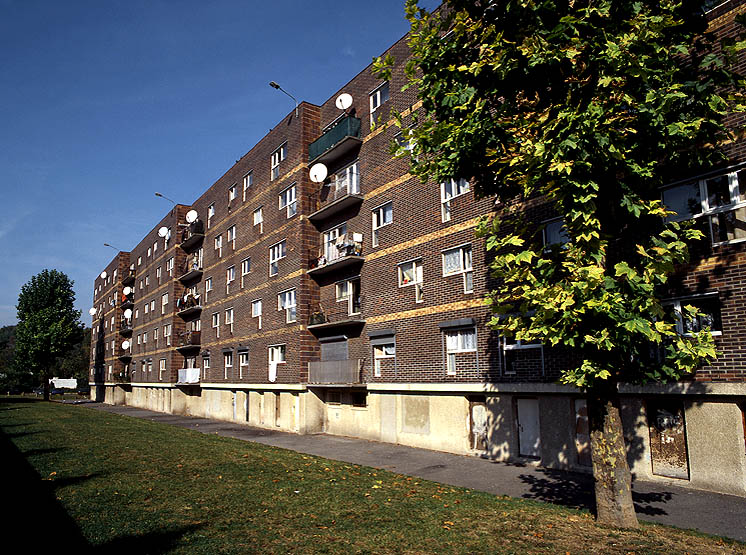 Les fonds d'Eaubonne, barre : élévation façade sud