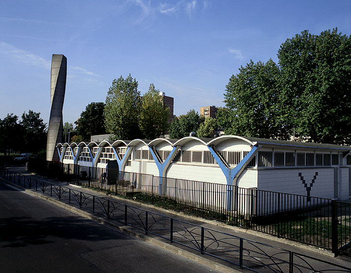 Ecole primaire Marel Cachin, annexe : vue depuis la rue Racine