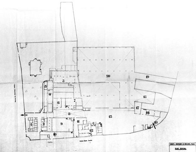 Plan d'ensemble, en 1979 (échelle : 1/400).