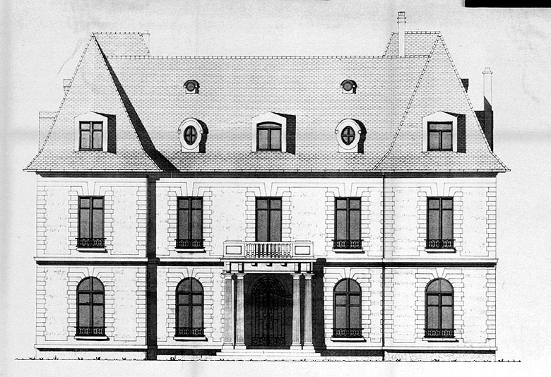 Façade antérieure restaurée.