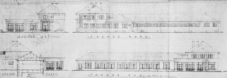 Façades de l'école primaire.