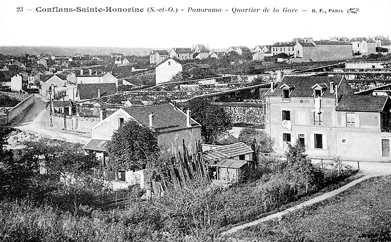 Vue d'ensemble du quartier de la gare.