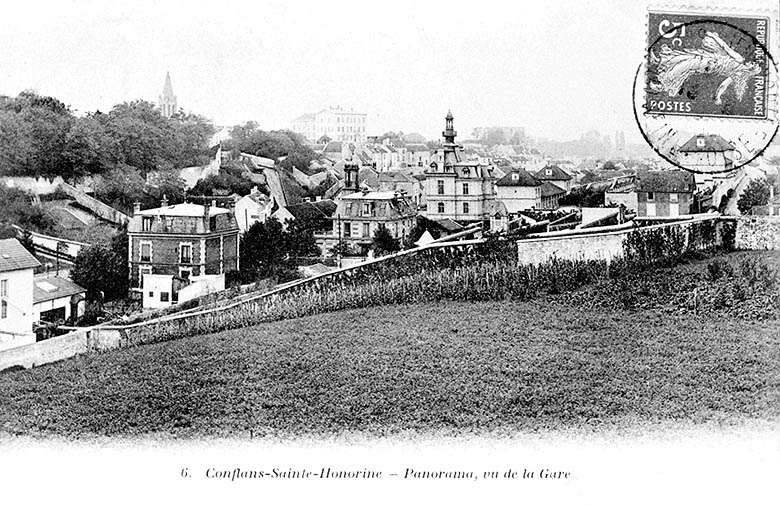 Panorama vu de la gare.