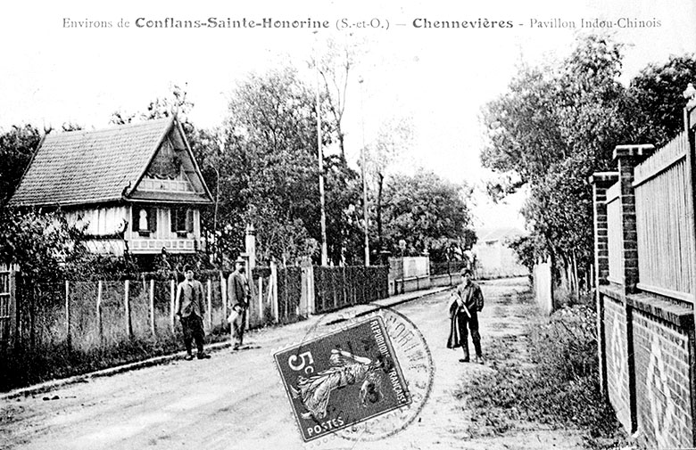 Ancien pavillon indou-chinois.