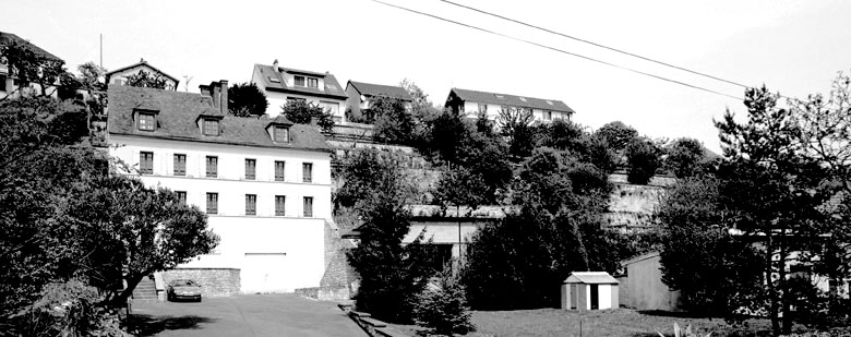 Ancienne exploitation horticole à Gaillon.