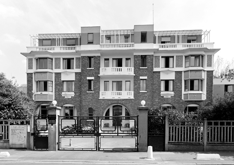 Façade antérieure.