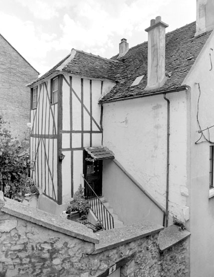 Vue de la façade arrière.