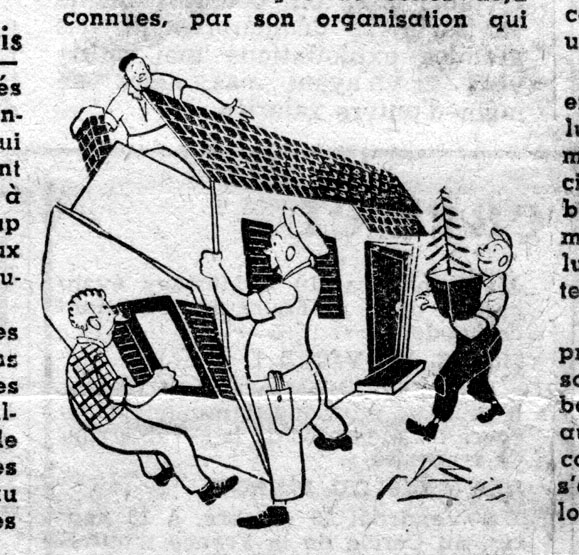 Castors du Rail n°2 : caricature des Castors au travail.