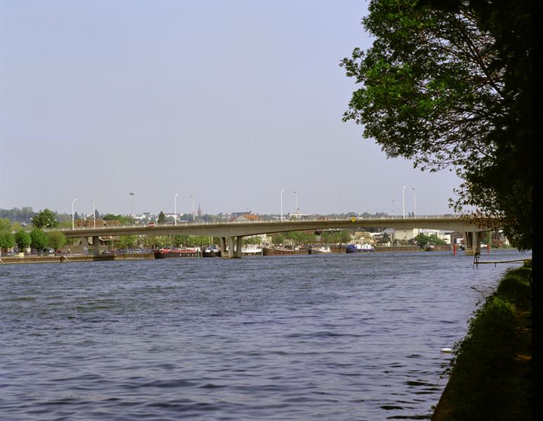 Vue de l'ensemble depuis la rive de Draveil côté amont.