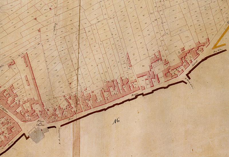 Plan commandé par le préfet Rambuteau : section AF, dite de la Cornette (2e feuille).