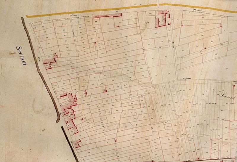 Plan commandé par le préfet Rambuteau : section D, dite de Saint-Victor.