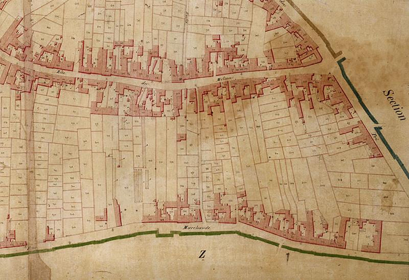 Plan commandé par le préfet Rambuteau : tableau d'assemblage entier.