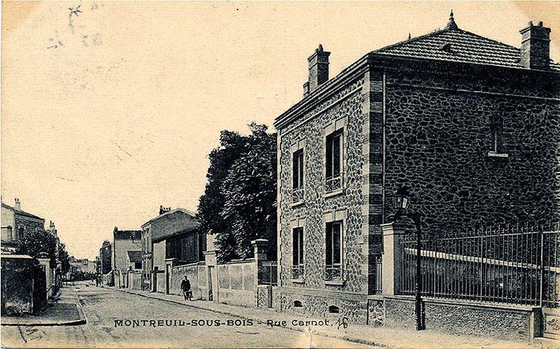 Rue Carnot, carte postale, début 20e siècle