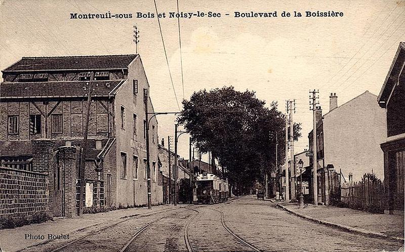 Montreuil-sous-bois et Noisy-le-Sec. Boulevard de la Boissière.