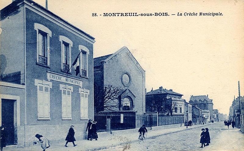 Montreuil-sous-bois. La crèche municipale.