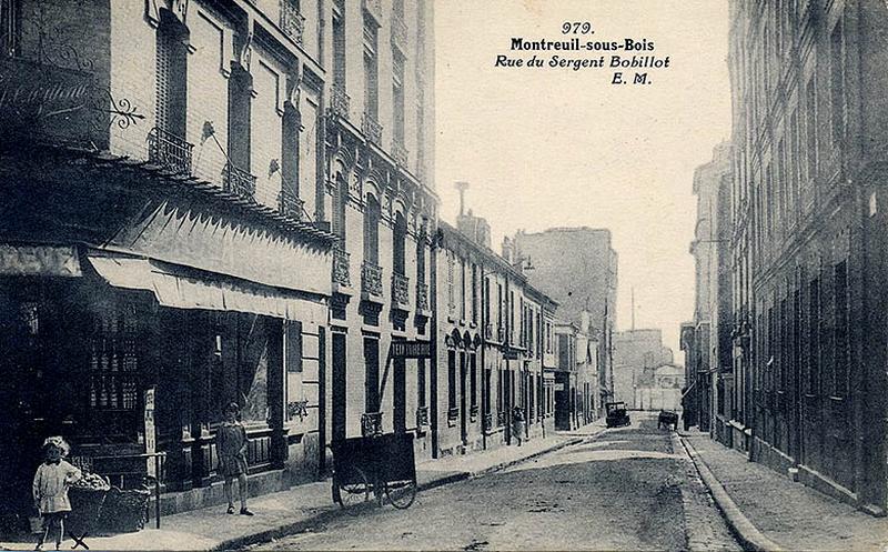 Montreuil-sous-bois. Rue du Sergent Bobillot.