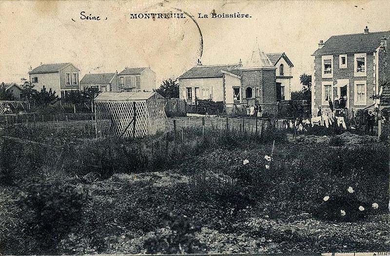 Montreuil. La Boissière, carte postale, début 20e siècle