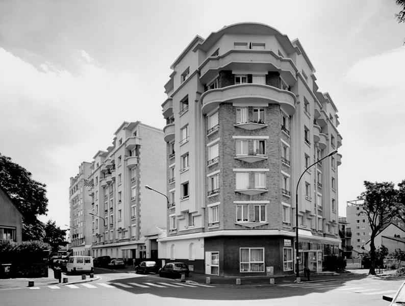 Vue de l'ensemble depuis les rues Delescluze et colonel-Fabien.