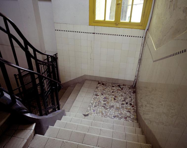 Ecole la Boissière : cage d'escalier