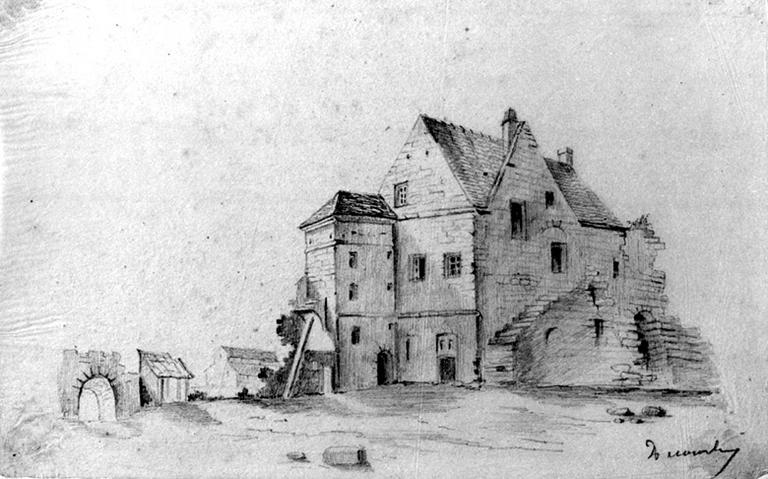 'Château de la Reine Blanche'. 1830.