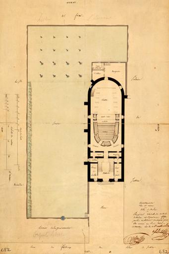 Plan du théâtre.