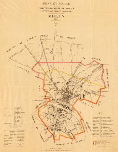 Plan d'extension du périmètre de l'octroi.