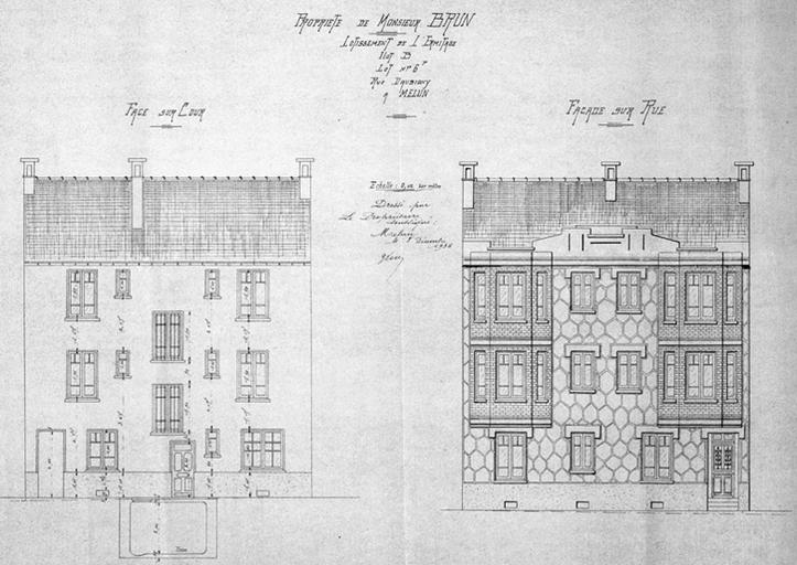 Propriété de M. Brun, rue Daubigny.